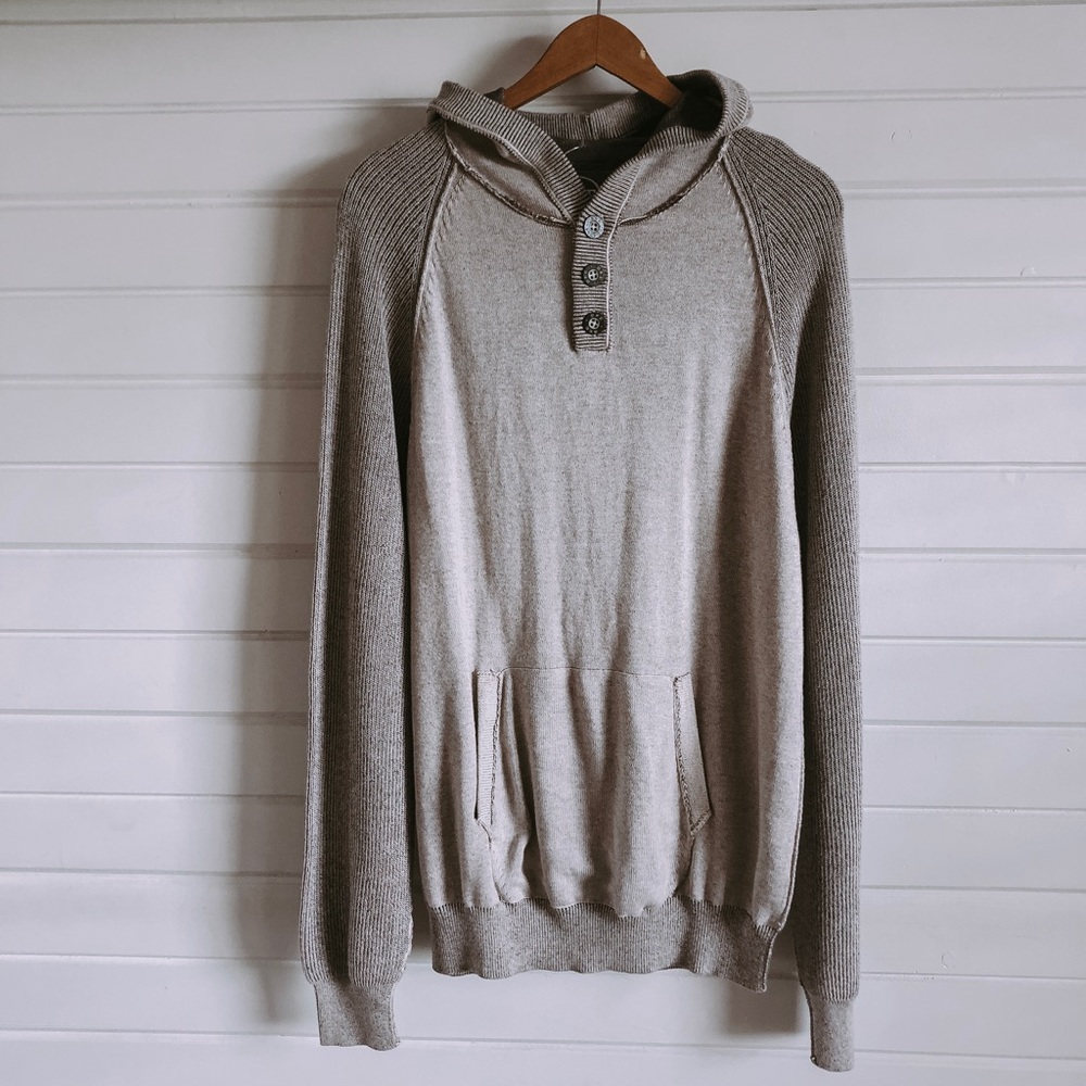 Men’s BKE Hooded Henley Sweater